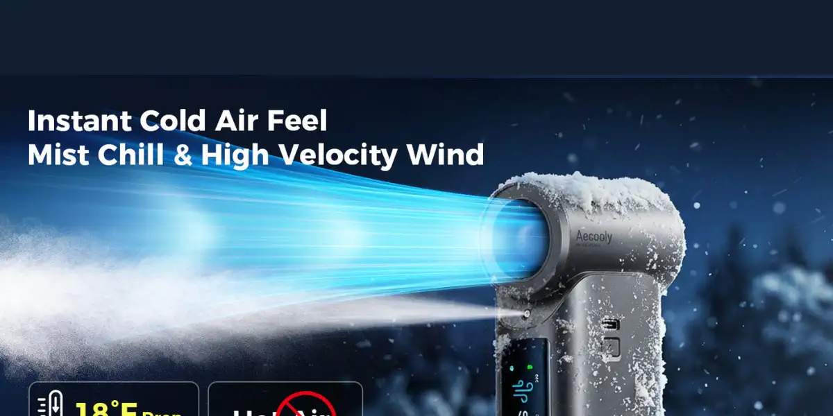 Aecooly Cold Air Ultra PM01S 7000mAh Misting Fan (4).webp